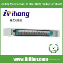 Montaje en bastidor 19 pulgadas de fibra óptica ODF 12 Núcleo